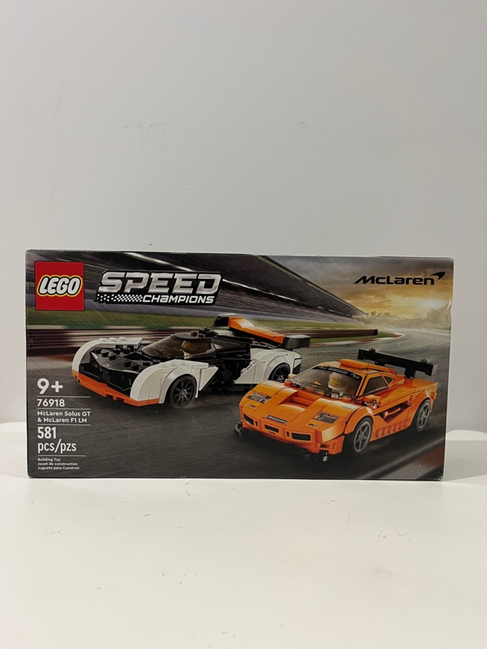 LEGO Speed Champions McLaren Orange & White Racing Set 76918